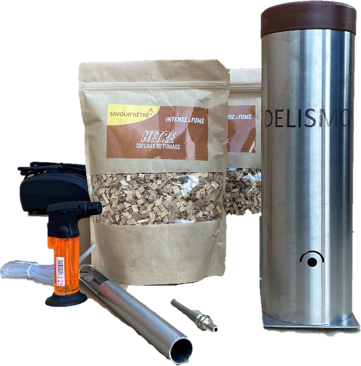 Générateur de fumée électrique pour fumoir DELISMO®2,3l - Kit de